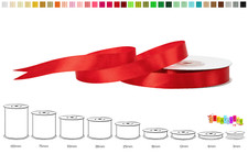 Satinband FARBAUSWAHL in 3/6/12/18mm Schleifenband Geschenkband Dekoband