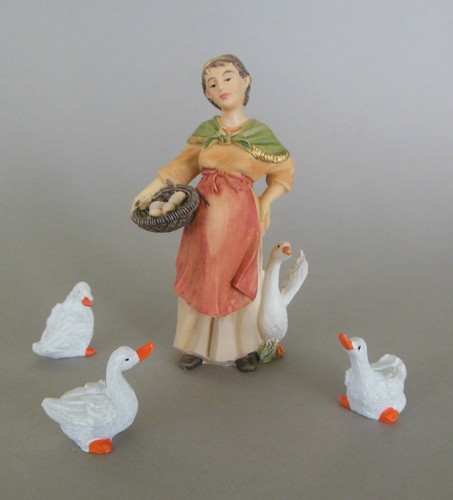 Hirtin mit gans - mit, eier