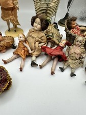 Miniatur-Porzellanpuppen (Bisque Dolls) Deutschland Ca. 1880 1920 Original RAR