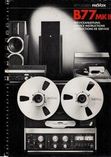 Revox Serviceanleitung B77 MKI/MKII