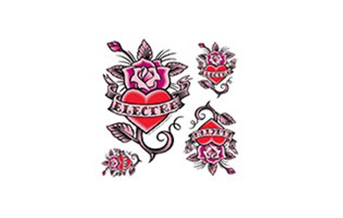 Fahrrad aufkleber electra rose - aufkleber,