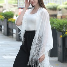 Spitzenkleid Tuch Schal für