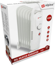 Alpina Öl-Heizkörper, 850 W, 7 Elemente, Mechanischer Thermostat, Elektroheizung