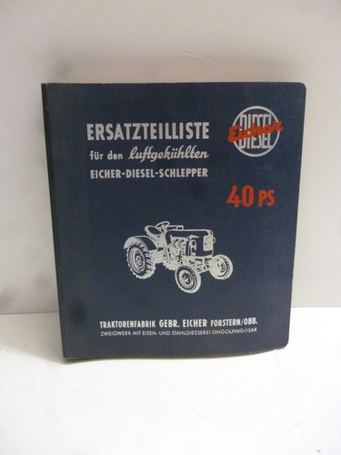 Eicher diesel schlepper 40 - , ed