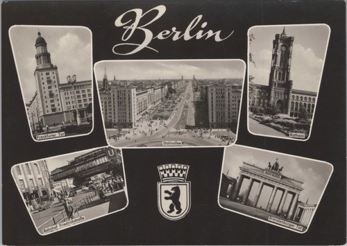 Berlin ddr ansichtskarte echte - berlin,