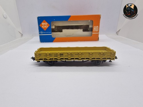 Roco 4317 flachwagen gelb - roco, h0