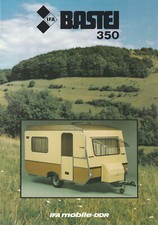 DDR Prospekt IFA mobile DDR Wohnwagen Bastei 350