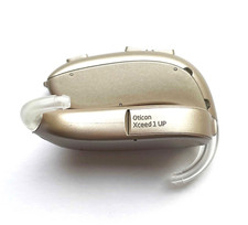 Used, 2x Oticon Xceed 1 UP BTE