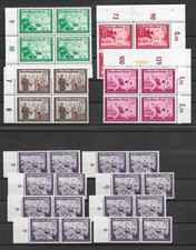 DEUTSCHES REICH AUF 3 GROSSEN STECKKARTEN  POSTFRISCH **