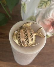 Vintage brosche goldfisch - vintage,