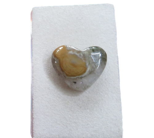 Ozean jaspis herz - ozean, cabochon