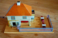 Spur 0 Bahnhof BW Bing Blech-Spielzeug Eisenbahn Zubehör Märklin Fleischmann