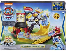 PAW PATROL Spielzeug Set Action Kinder Mighty Pups Spin Master Meteor Track Set