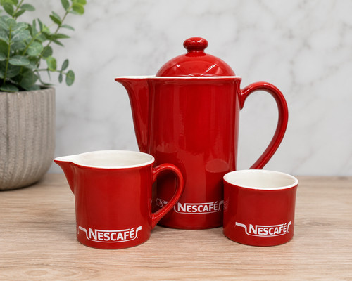 Nescafe rot kaffeekanne - nescafe,
