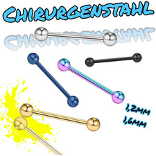 ZUNGENPIERCING BARBELL ZUNGE