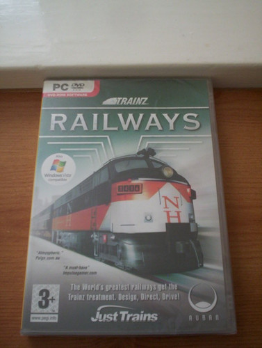 Trainz railways dvd rom - pc, dvd-rom
