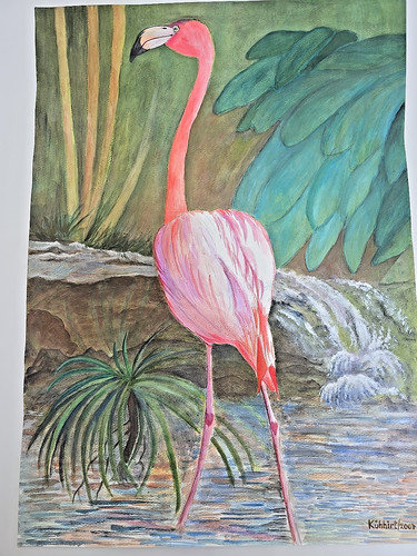 Aquarell gemälde auf - auf, karton