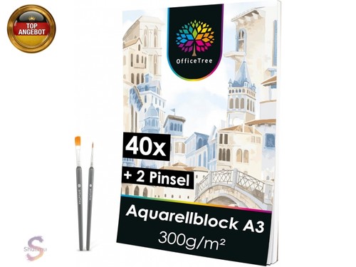 Aquarellpapier 300g - x, a3