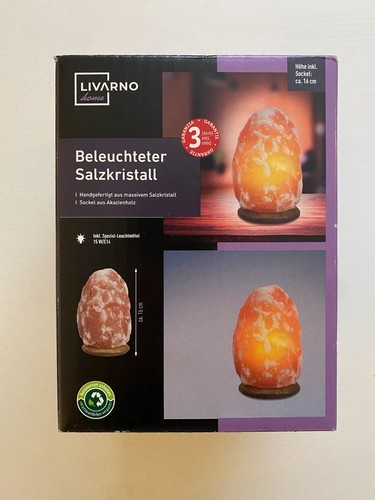 Salzkristall lampe mit - lampe,