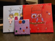 Aufhängung Aufbewahrung Hakenleiste Organizer | Mädchen Kinderzimmer | 3er Set ♡