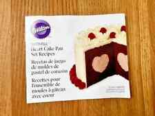Wilton Backform Set für Torte mit Herzform Füllung 2tlg. Heart Pan Cake
