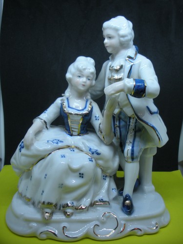 Porzellanfigur barockstil - porzellanfigur, im