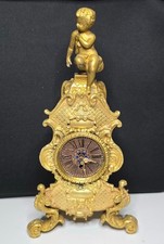 Kleine Barock Uhr mit Putto