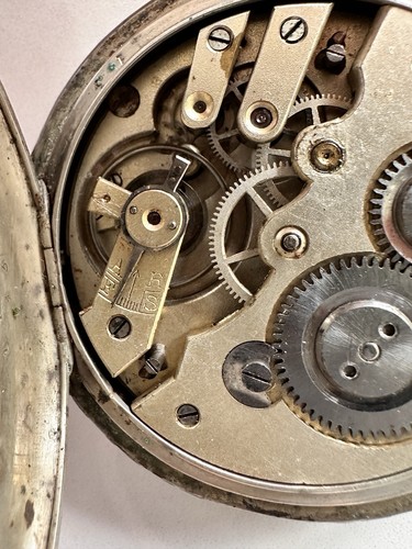 Antike taschenuhr silber 800 - silber,