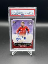 Topps Lost Rookie Bastian Schweinsteiger Auto /10 PSA 10