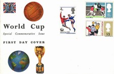 Wembley UK 1966 World Cup First Day Cover Erstatgsbrief 3 Briefmarken
