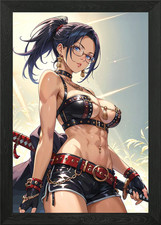 Anime Mädchen mit Schwert