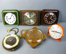 Konvolut 6 x Wanduhr ua Dugena