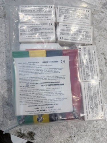 Ekg elektrodenset klemme - ekg-elektrodenset,