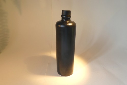 Steinzeugflasche schwarz - steinzeugflasche,,