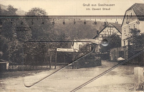 Saalhausen freital gasthof - ak,
