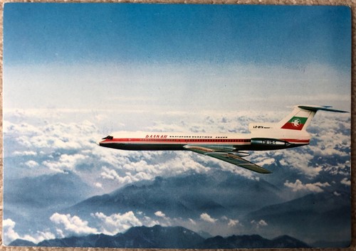 Flugzeug postkarte tupolev - postkarte,