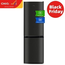 CHIQ Kühlschrank freistehend 157L 4-Gefrierfach LED leise Schwarz CBM159LEBD