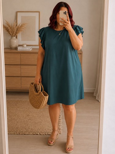 Damen kleid sommer mini - kleid,