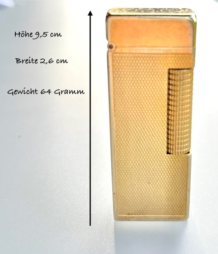Feuerzeug vergoldet von