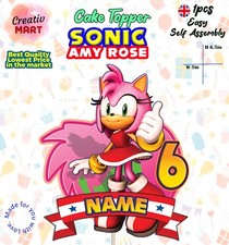 Amy Rose Sonic Cake Topper -