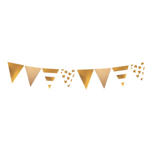 Wimpelkette hochzeit papier - wimpelkette,