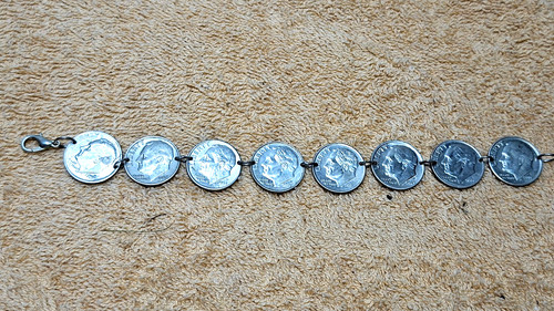 Münzarmband usa one dime - 8,
