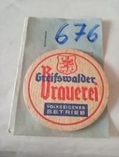 1 Stück DDR Bierdeckel, VEB