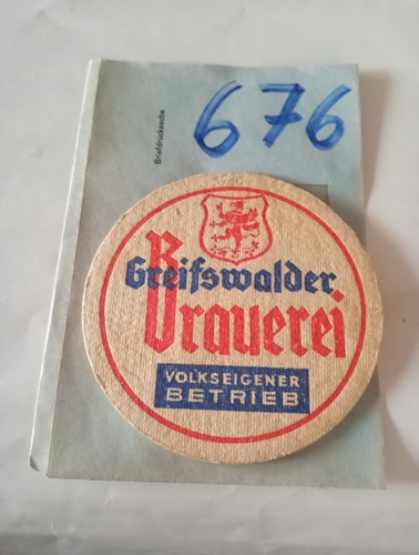 Stück ddr bierdeckel veb - bierdeckel,,