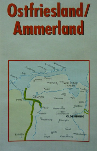 Radwanderkarte ostfriesland - ostfriesland,