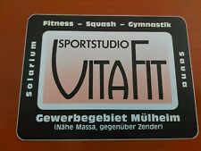 Aufkleber "Sportstudio VITA FIT" Gewerbegebiet Mülheim 