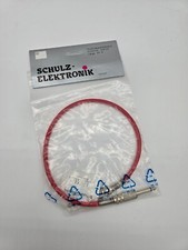 0,5m Gitarrenkabel Klinkenkabel Verbindungskabel Instrumentenkabel Klotz Rot