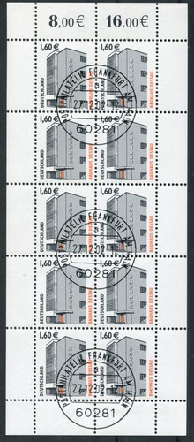 Bund 2302 kleinbogen - kleinbogen, 1,60