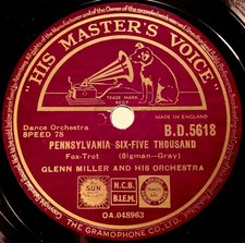 SCHELLACK Glenn Miller And His