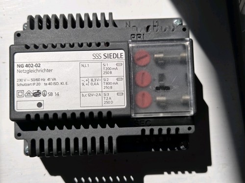Sss siedle 402 02 - siedle, ng